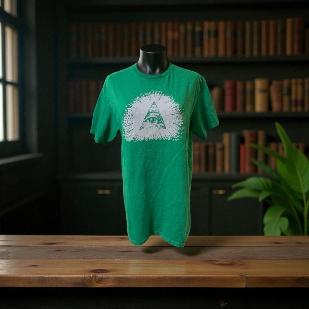 Delta Pro Weight T-Shirt Illuminati Pyramid Eye SZ MED